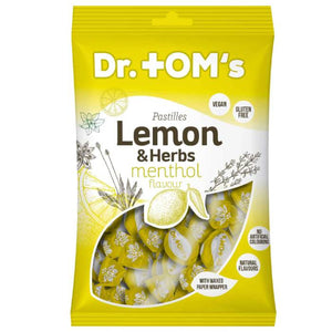 Dr Tom's - Lemon & Herbs Menthol, 150g | Pack of 12