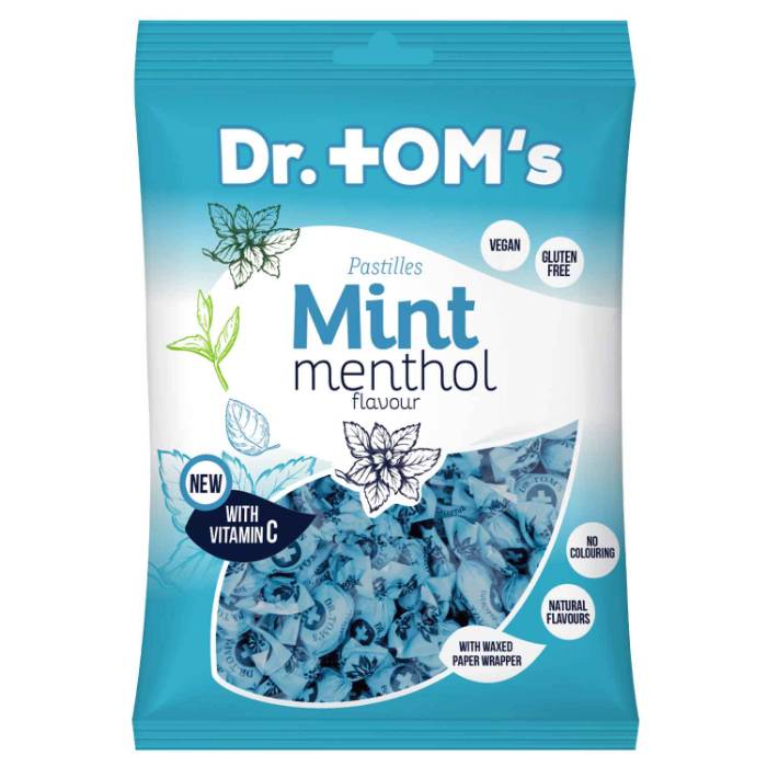 Dr Tom's - Mint Menthol, 150g  Pack of 12