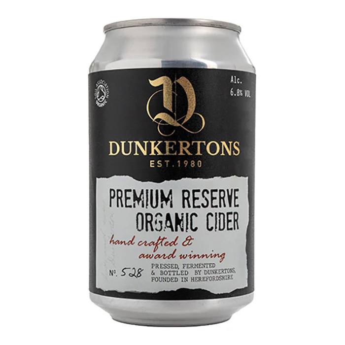 Dunkertons Cider - Premium Reserve Organic Cider, 330ml
