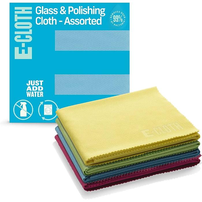 E-Cloth - 4 Glass & Polishing Cloth, 1 Unit