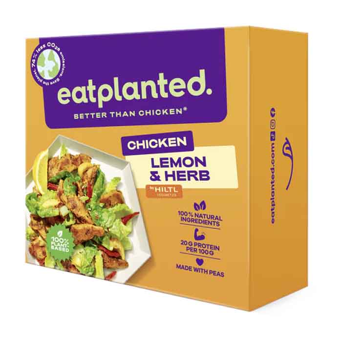 EatPlanted. - Chicken Pieces Lemon & Herb, 220g