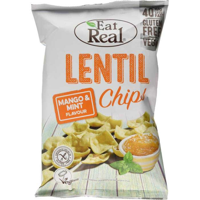 Eat Real - Lentil Mango & Mint, 95g  Pack of 10