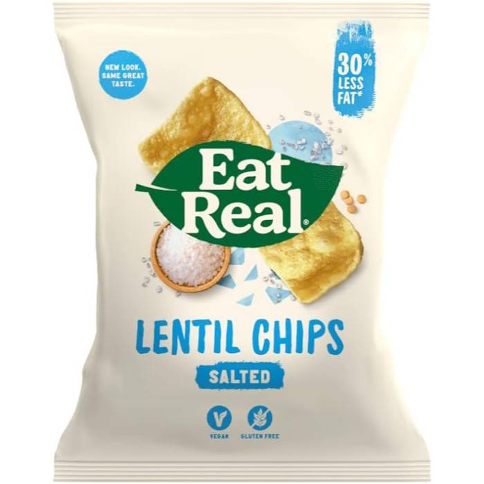 Eat Real - Lentil Sea Salt, 40g  Pack of 18