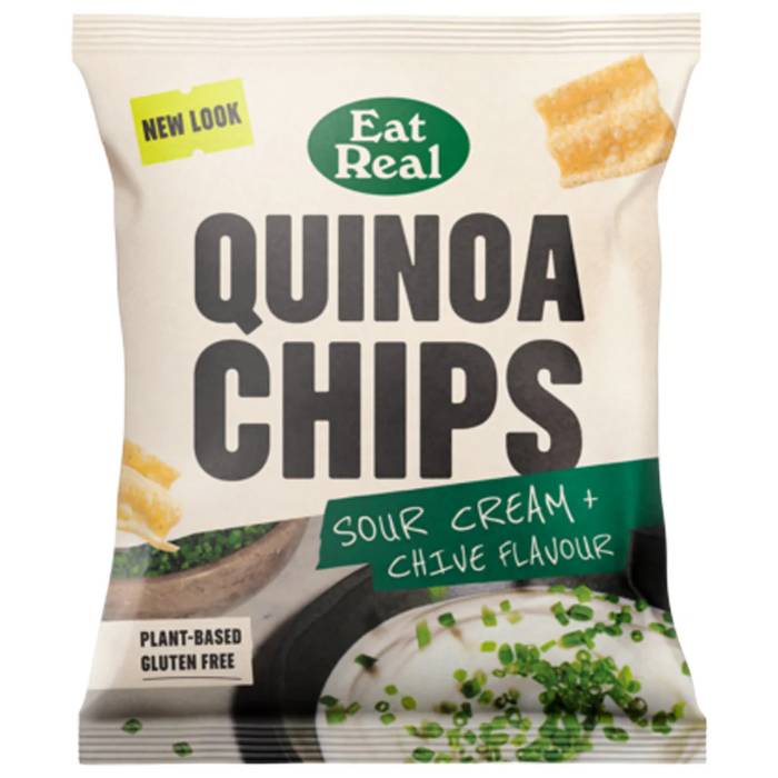 Eat Real - Quinoa Sour Cream & Chive, 20g  Pack of 24