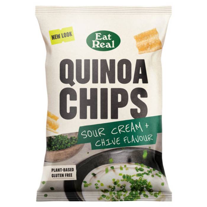 Eat Real - Quinoa Sour Cream & Chive, 90g  Pack of 10