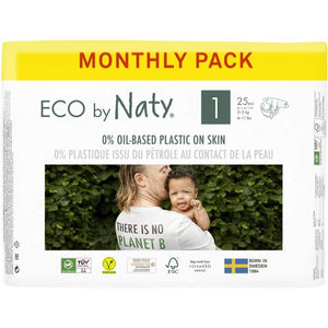 Eco By Naty - Eco Nappy Size 1, 25 Nappies