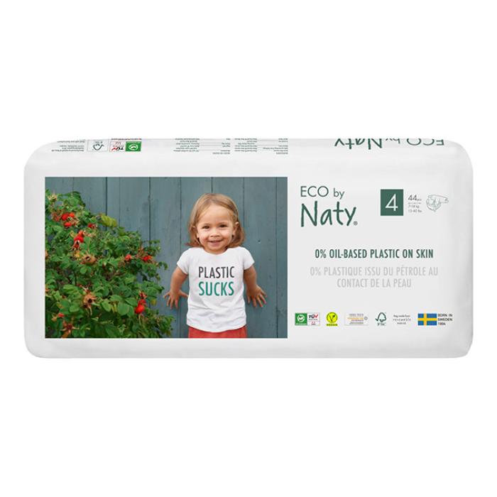Eco By Naty - Size 4 Nappies, 44 Nappies