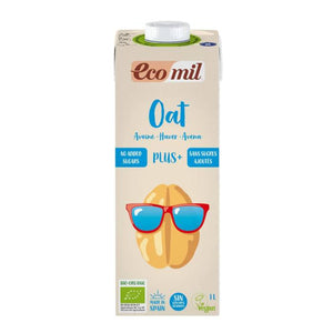 Ecomil - Organic Oat Drink No Added Sugars Calcium, 1L
