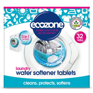 Ecozone - Laundry Water Softener Tablets, 32 Tabs