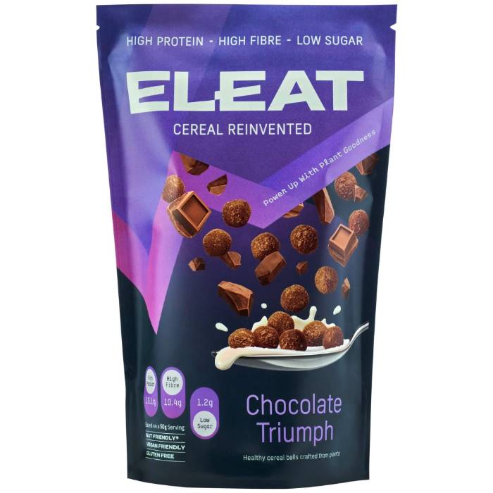 Eleat - High Protein Chocolate Triumph Cereal, 250g Pack of 5