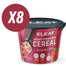 Eleat - High Protein Strawberry Blitz Cereal, 50g Pack of 8
