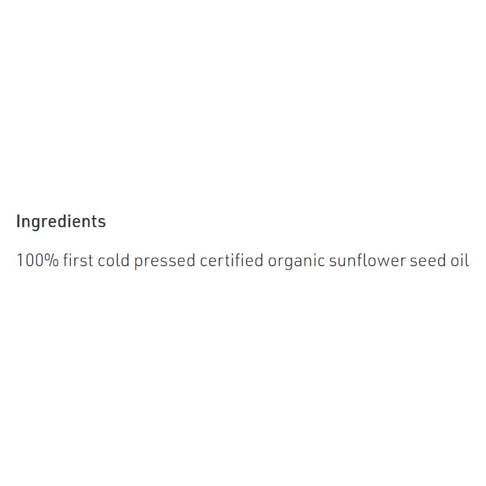 Emile Noel - Organic Virgin Sunflower Oil, 500ml - Back