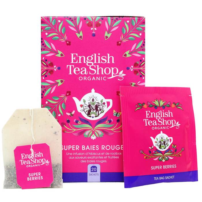 English Tea Shop - Super Berries, 20 Bags  Pack of 6