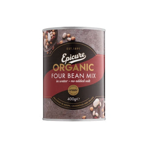 Epicure - Organic Four Bean Mix, 400g | Pack of 6