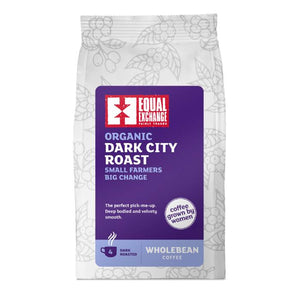Equal Exchange - Organic Dark Roast Coffee Beans, 200g