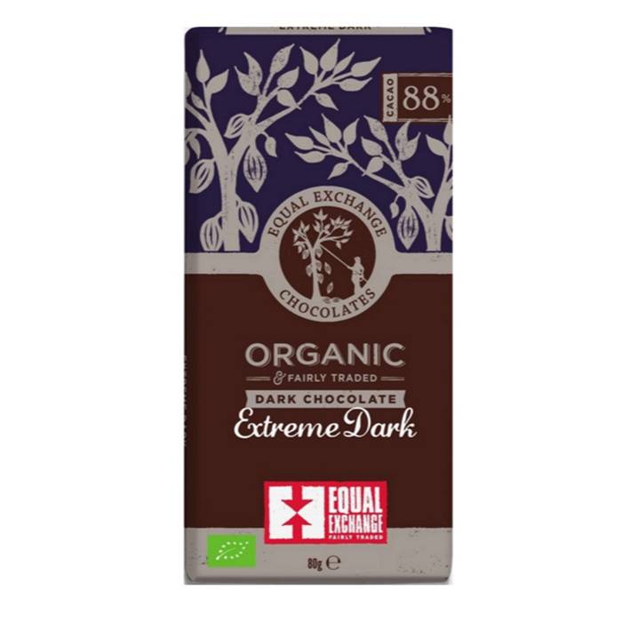 Equal Exchange - Organic Extreme Dark Chocolate 88%, 100g