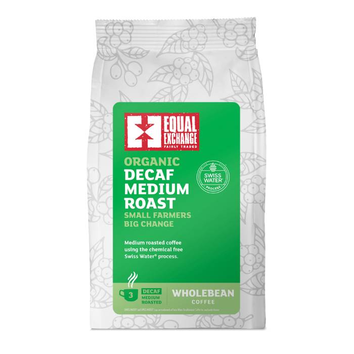 Equal Exchange - Organic Medium Roast Decaf Coffee Beans, 200g