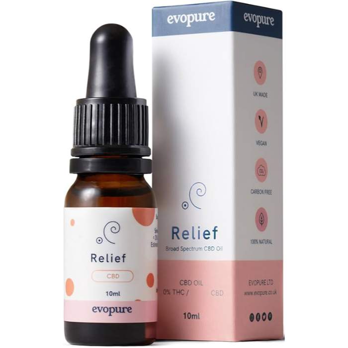 Evopure - Relief CBD Oil, 1000mg