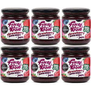 Fearne & Rosie - Superberry Jam Reduced Sugar, 310g | Pack of 6