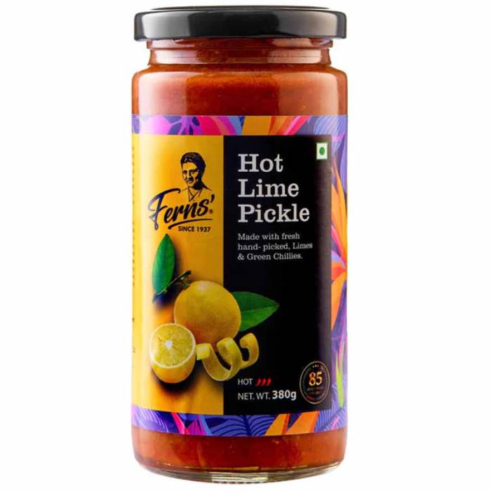 Ferns - Hot Lime Pickle, 380g