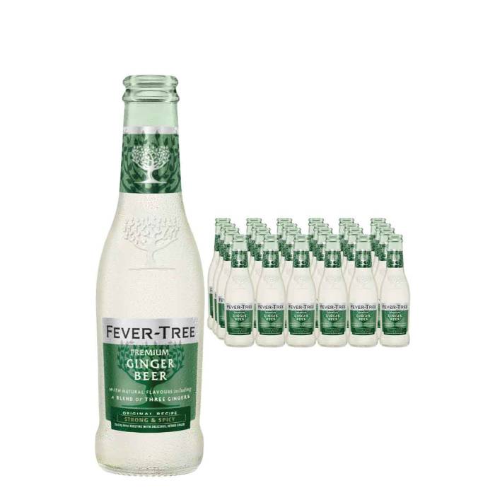 Fever-Tree - Ginger, 200ml - Case of 24 | Multiple Options