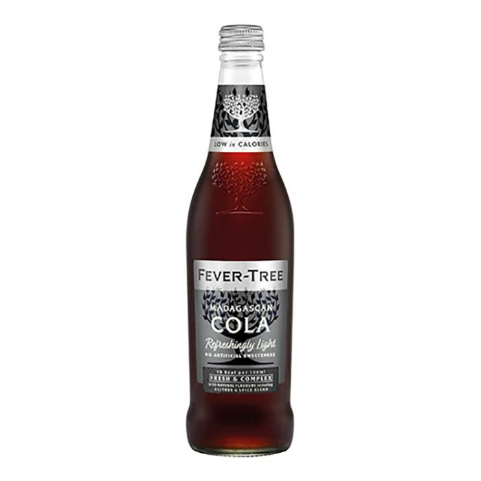 Fever-Tree - Madagascan Cola Refreshingly Light Drinks, 500ml - Pack of 8 