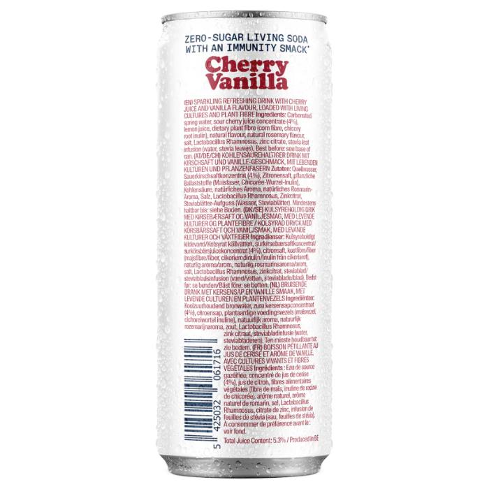 Fhirst - Living Soda Cherry Vanilla, 330ml - back