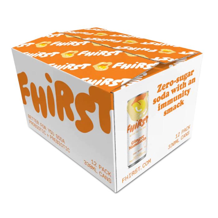 Fhirst - Living Soda Ginger Mandarin, 330ml