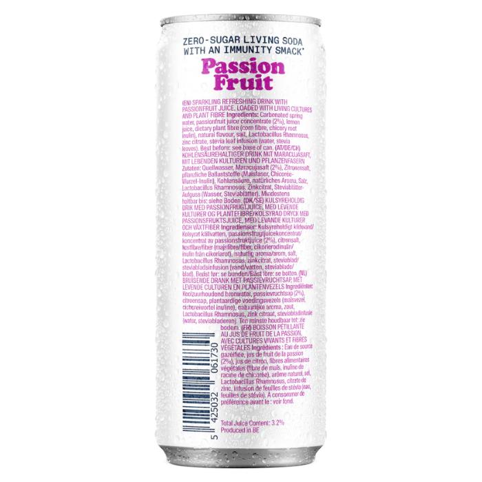 Fhirst - Living Soda Passion Fruit, 330ml - back