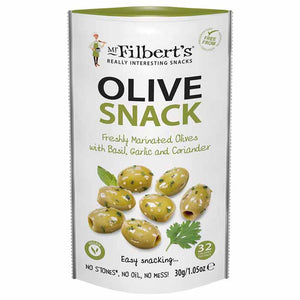 Mr. Filbert's - Basil & Coriander Olives, 30g | Multiple Options