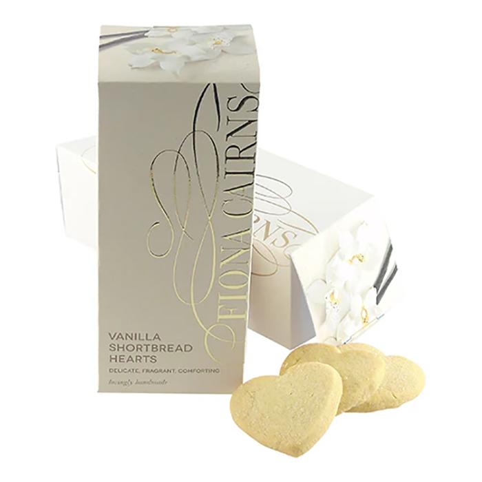 Fiona Cairns - Vanilla Shortbread Hearts, 1 box  Pack of 12 