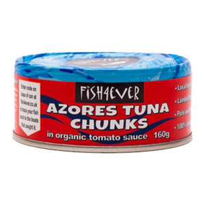 Fish4ever - Azores SJ Tuna Chunks In Tomato Sauce, 160g