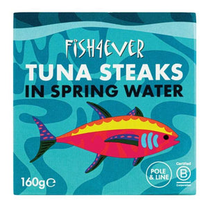 Fish4ever - Azores Skipjack Tuna Steaks in Spring Water, 160g