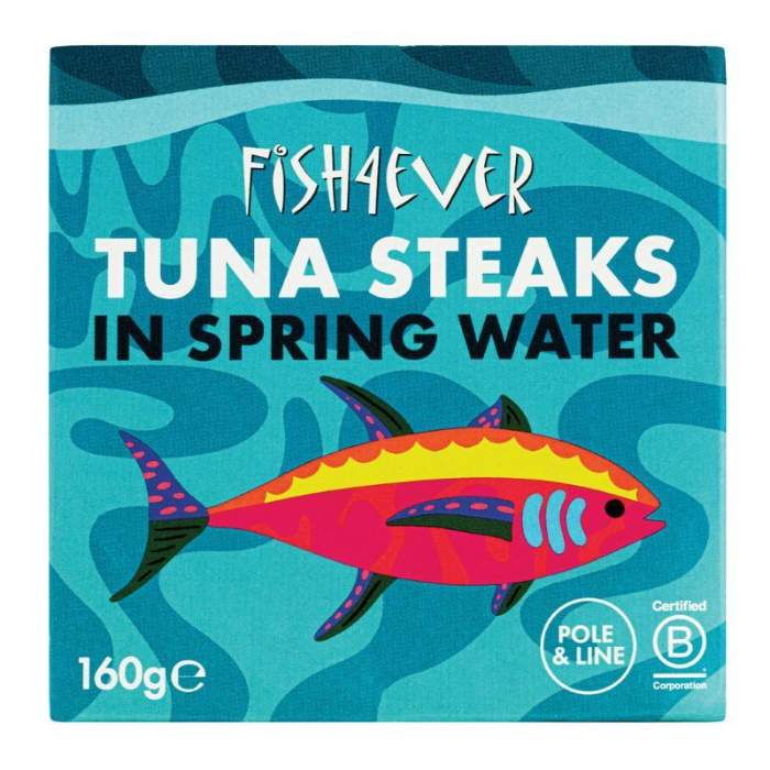 Fish4ever - Azores Skipjack Tuna Steaks in Spring Water, 160g