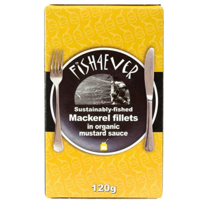 Fish4ever - Mackerel Fillets In Mustard Sauce, 125g