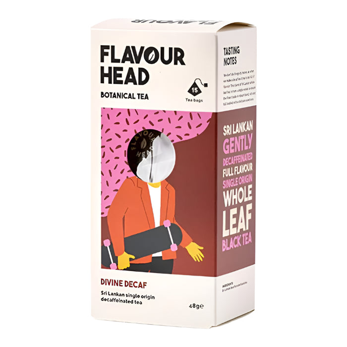 Flavour Head - Divine Decaf Botanical Tea, 48g  Pack of 15