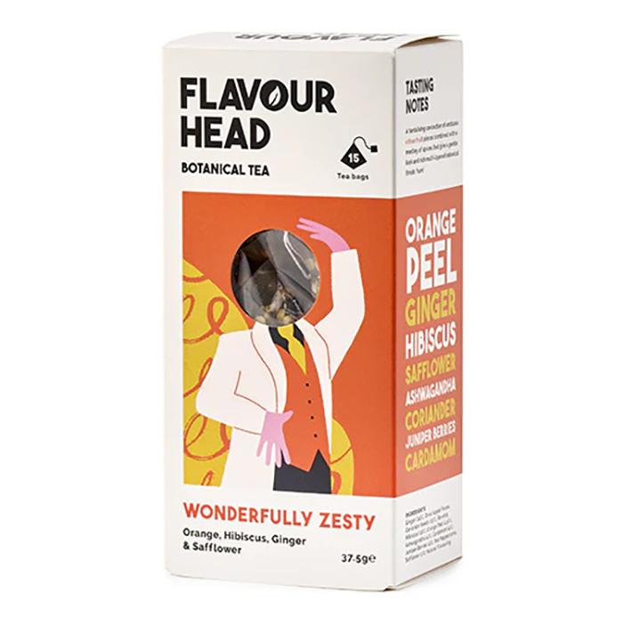 Flavour Head - Wonderfully Zesty Botanical Infusion, 37.5g  Pack of 15