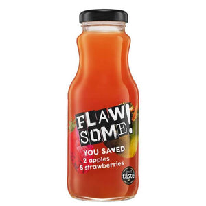 Flawsome - Apple & Strawberry Juice, 250ml | Pack of 12