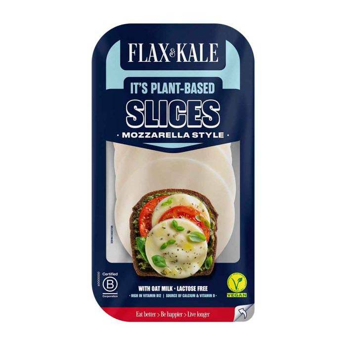 Flax & Kale - Mozzarella Style Slices, 330g