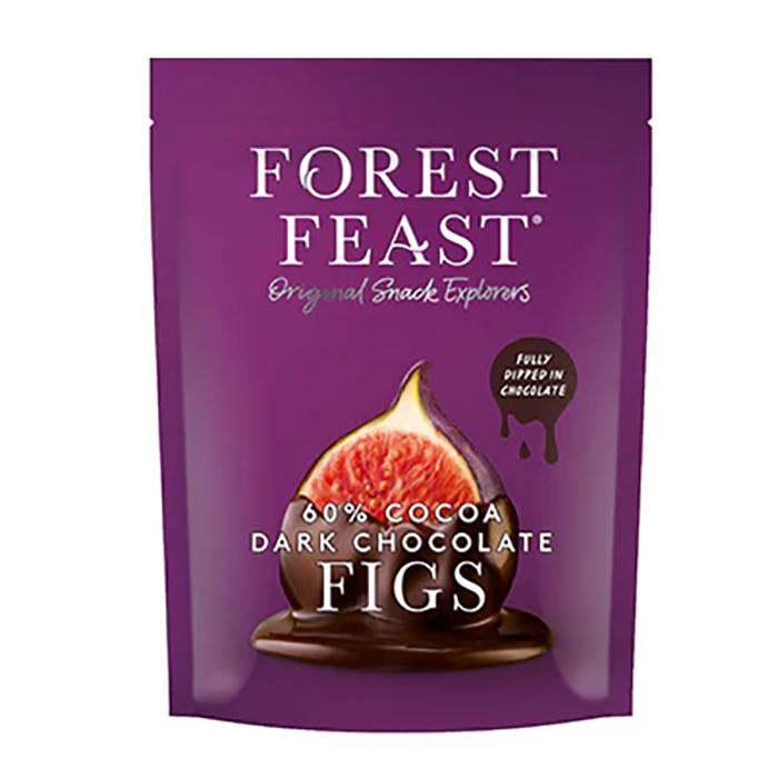 Forest Feast - Belgian Dark Chocolate Mountain Figs, 140g  Pack of 6