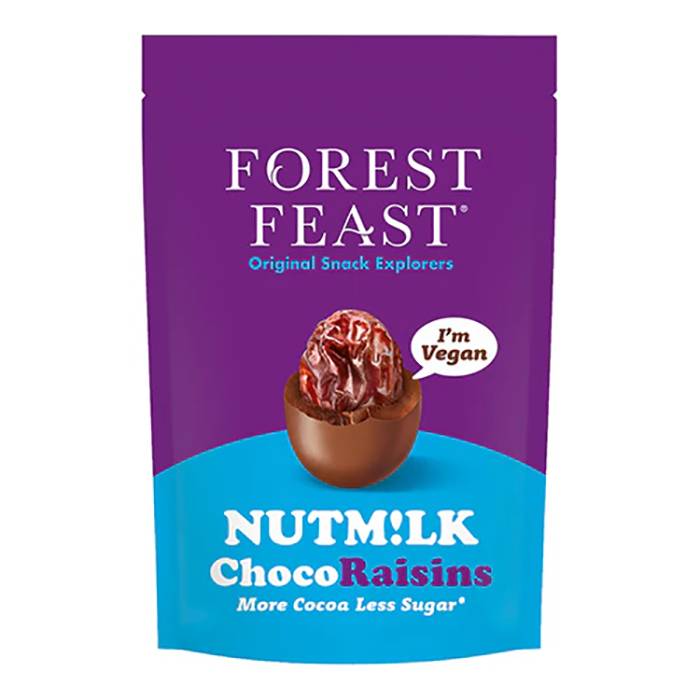 Forest Feast - Nutmilk Chocolate Raisins Share 110g - Pack of 6