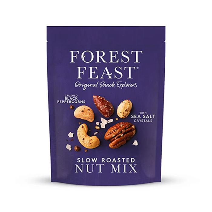 Forest Feast - Sea Salt & Black Peppercorn Nut Mix, 120g  Pack of 8