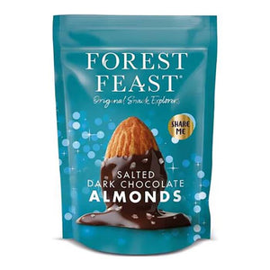 Forest Feast - Seasonal Salted Dark Chocolate Almonds Sharing, 270g - Pack of 6