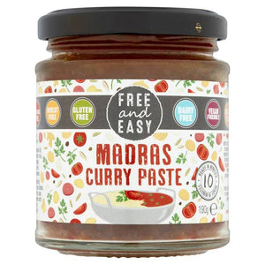Free & Easy - Gluten-Free Madras Curry Paste, 190g