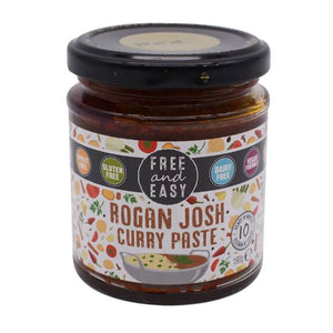 Free & Easy - Gluten-Free Rogan Josh Curry Paste, 190g