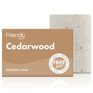 Friendly Soap - Cedarwood Soap Bar, 95g | Multiple Options