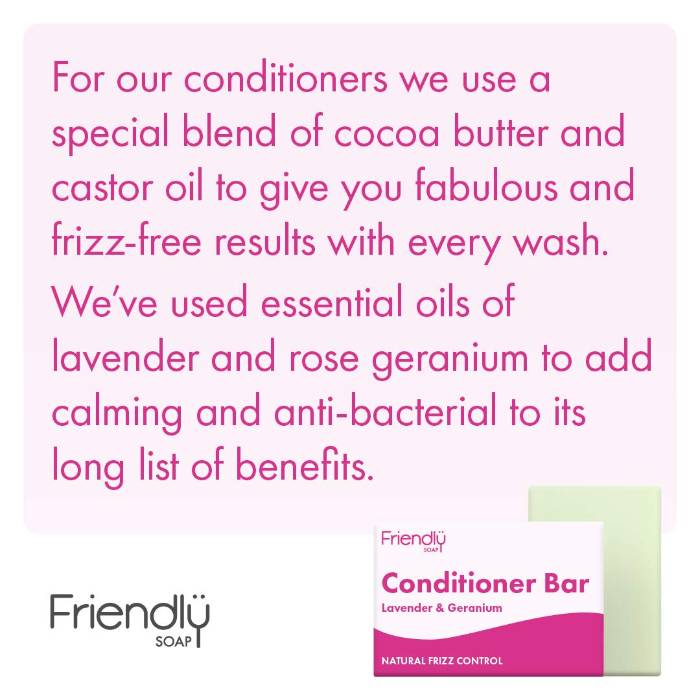 Friendly Soap - Friendly Soap Conditioner Bar, 95g - Back