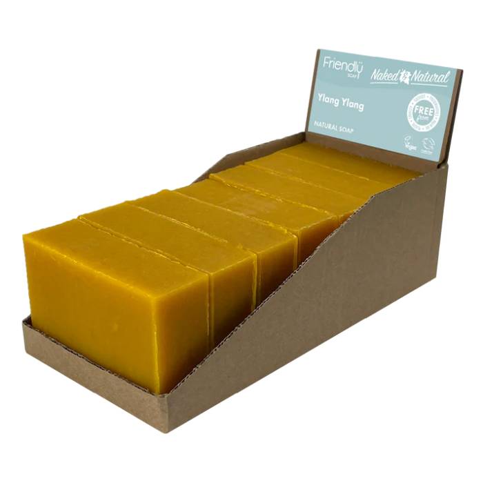 Friendly Soap - Naked & Natural Soap Bars - Ylang Ylang, 95g Pack of 7