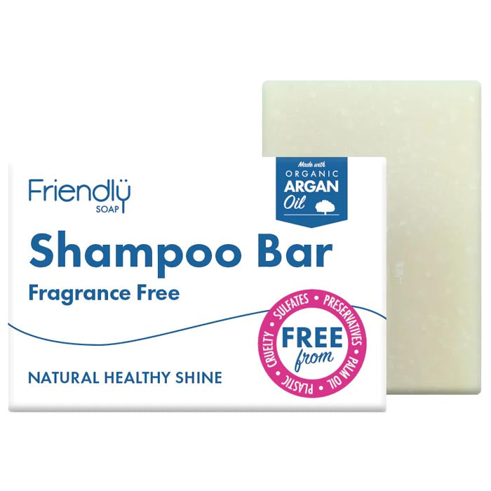 Friendly Soap - Natural Shampoo Bars - Fragrance-Free, 95g