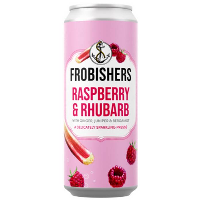 Frobisher - Raspberry & Rhubarb Presse Can, 250ml  Pack of 12